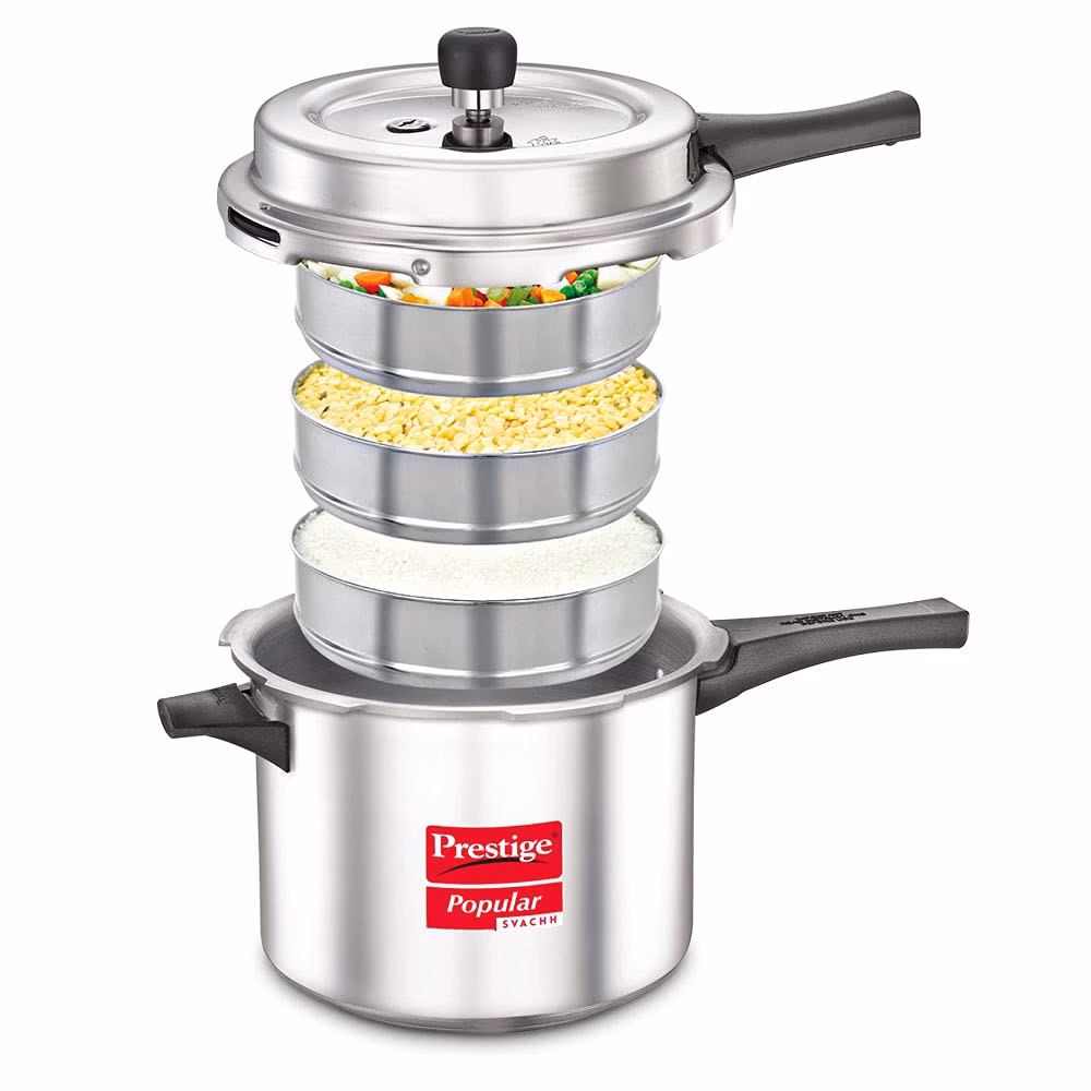 Prestige Popular Svachh Aluminium 5 L Pressure Cooker?(Aluminium) - Image 4