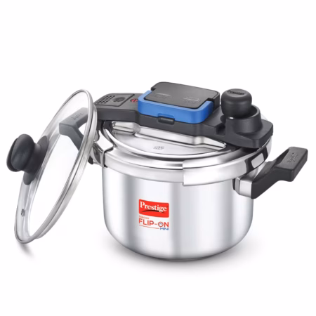 Prestige Svachh FLIP-ON 5 L Induction Bottom Pressure Cooker?(Stainless Steel)
