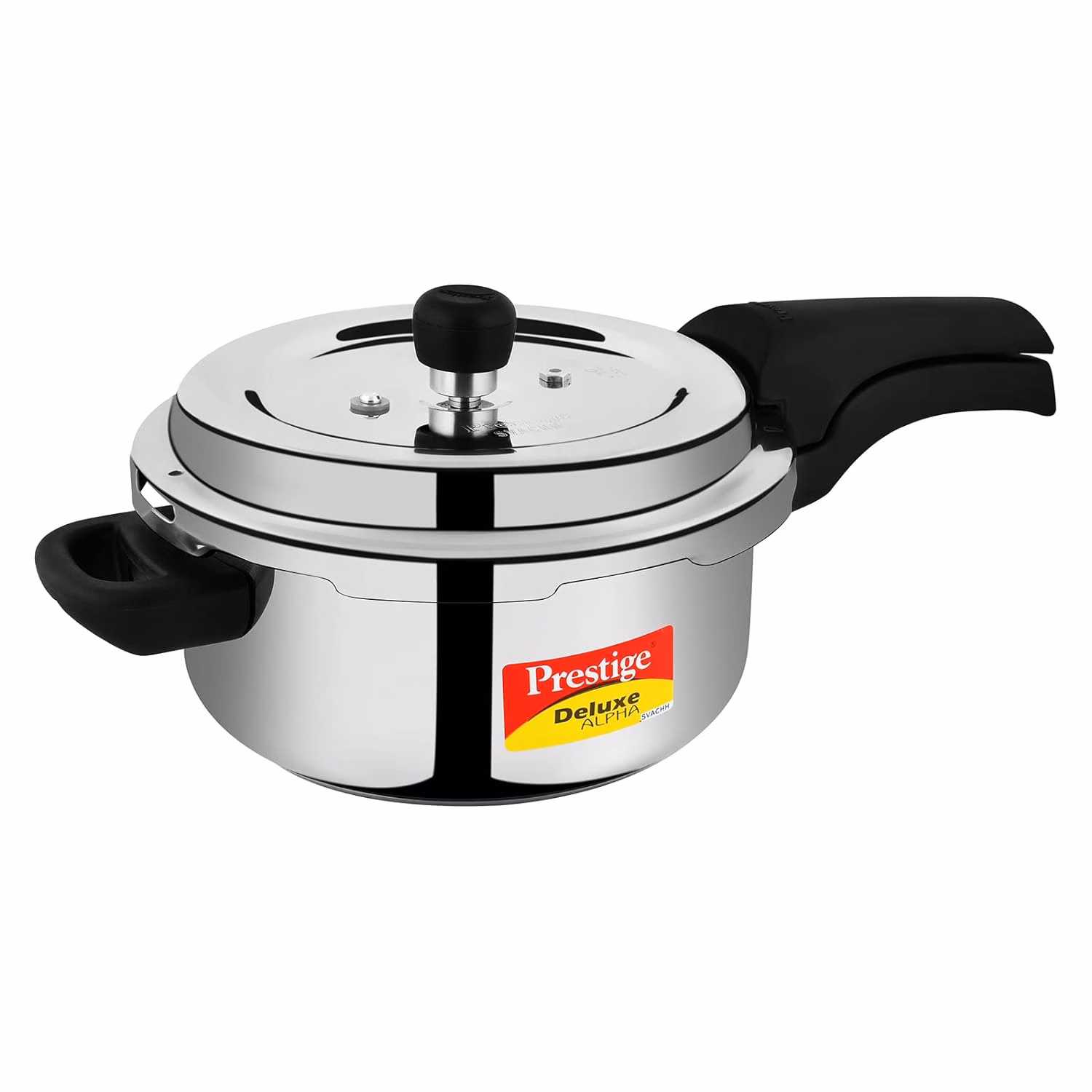 Prestige Deluxe Alpha Svachh 3 L Induction Bottom Pressure Cooker?(Stainless Steel)