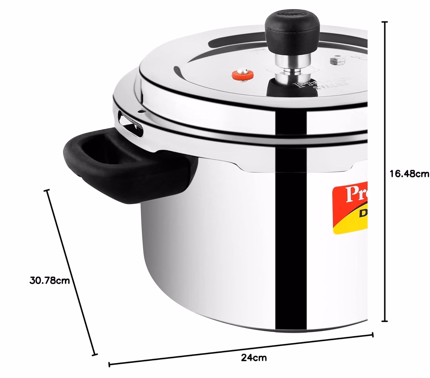 Prestige Deluxe Alpha Svachh 4 L Induction Bottom Pressure Cooker?(Stainless Steel) - Image 4