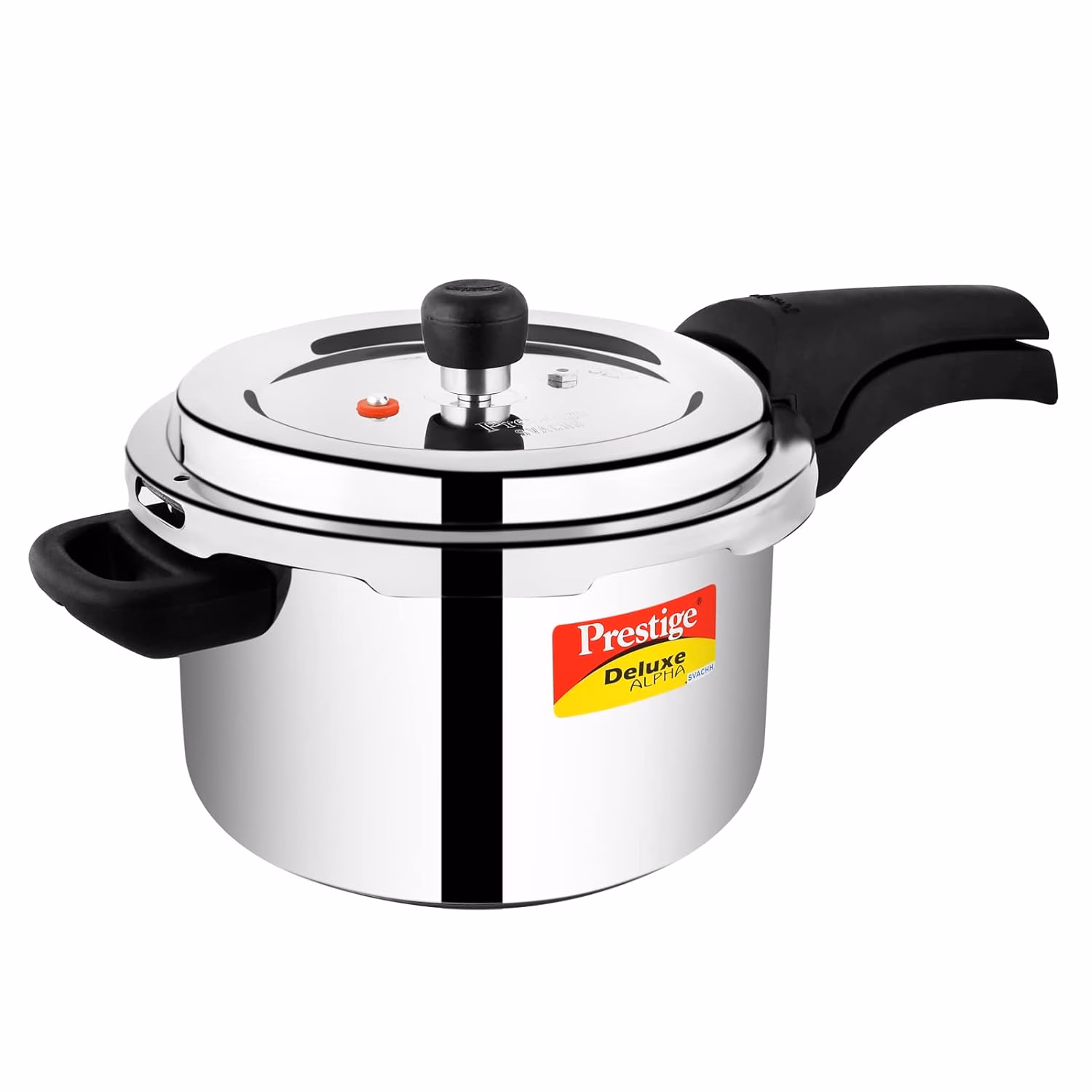 Prestige Deluxe Alpha Svachh 4 L Induction Bottom Pressure Cooker?(Stainless Steel)
