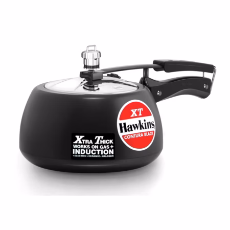 Hawkins Contura Black XT (CXT30) 3 L Induction Bottom Pressure Cooker?(Hard Anodized)