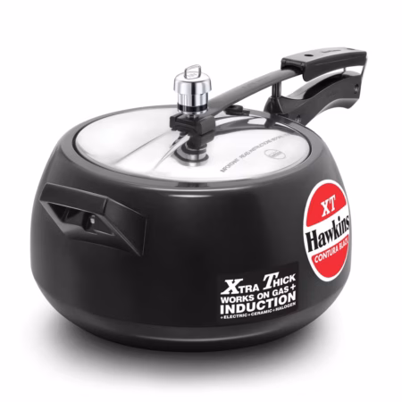 Hawkins Contura Black XT (CXT50) 5 L Induction Bottom Pressure Cooker?(Hard Anodized)
