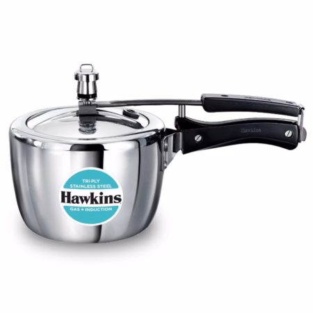 Hawkins Triply Stainless Steel Pressure Cooker (HSST25) 2.5 L Induction Bottom Pressure Cooker?(Triply)