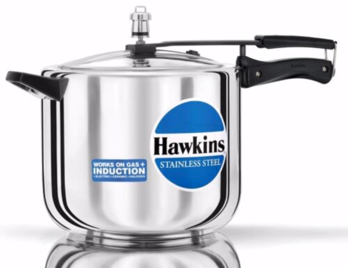 Hawkins Stainless Steel (HSS10) 10 L Induction Bottom Pressure Cooker?(Stainless Steel)