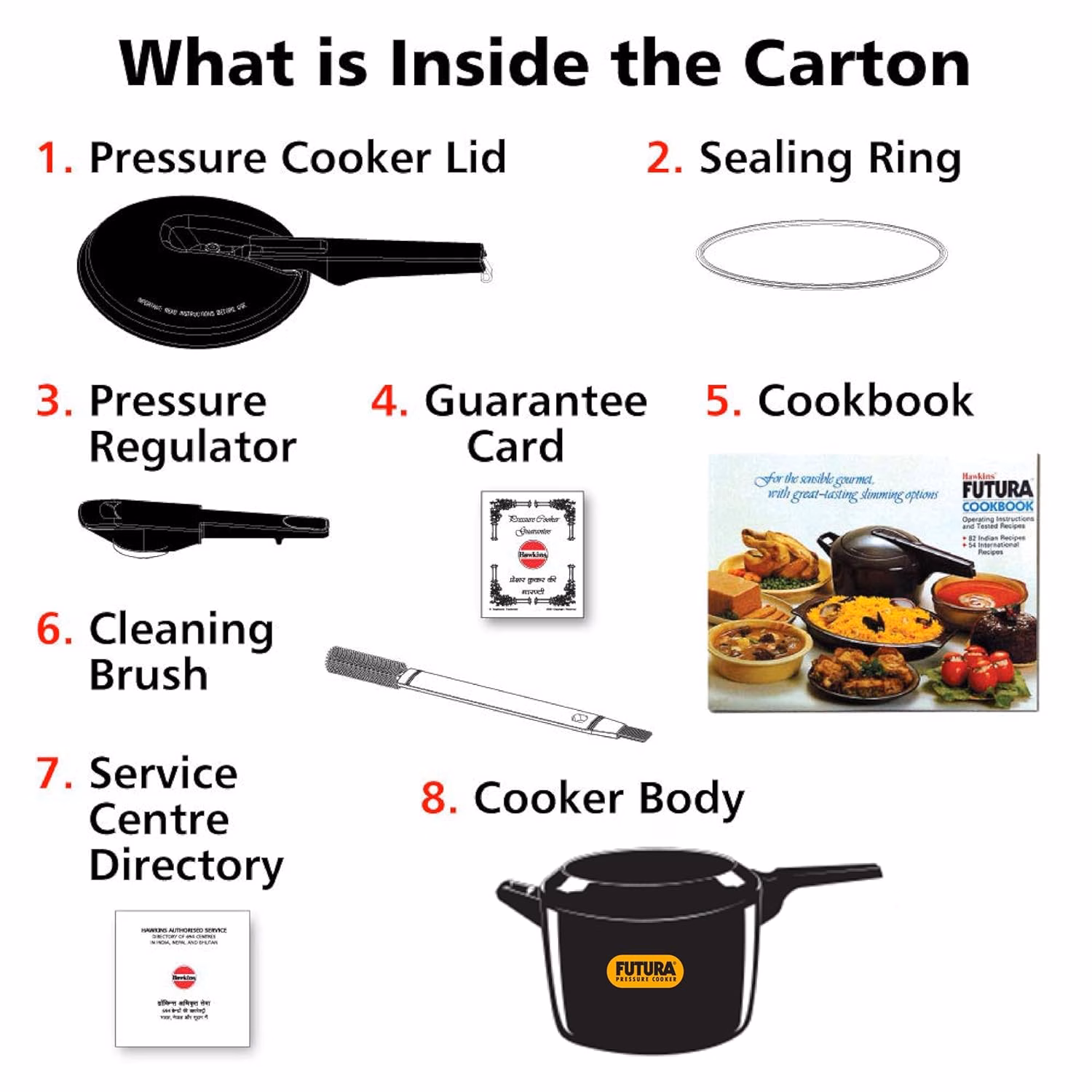 Hawkins Futura (IFP60) 6 L Induction Bottom Pressure Cooker?(Hard Anodized) - Image 4