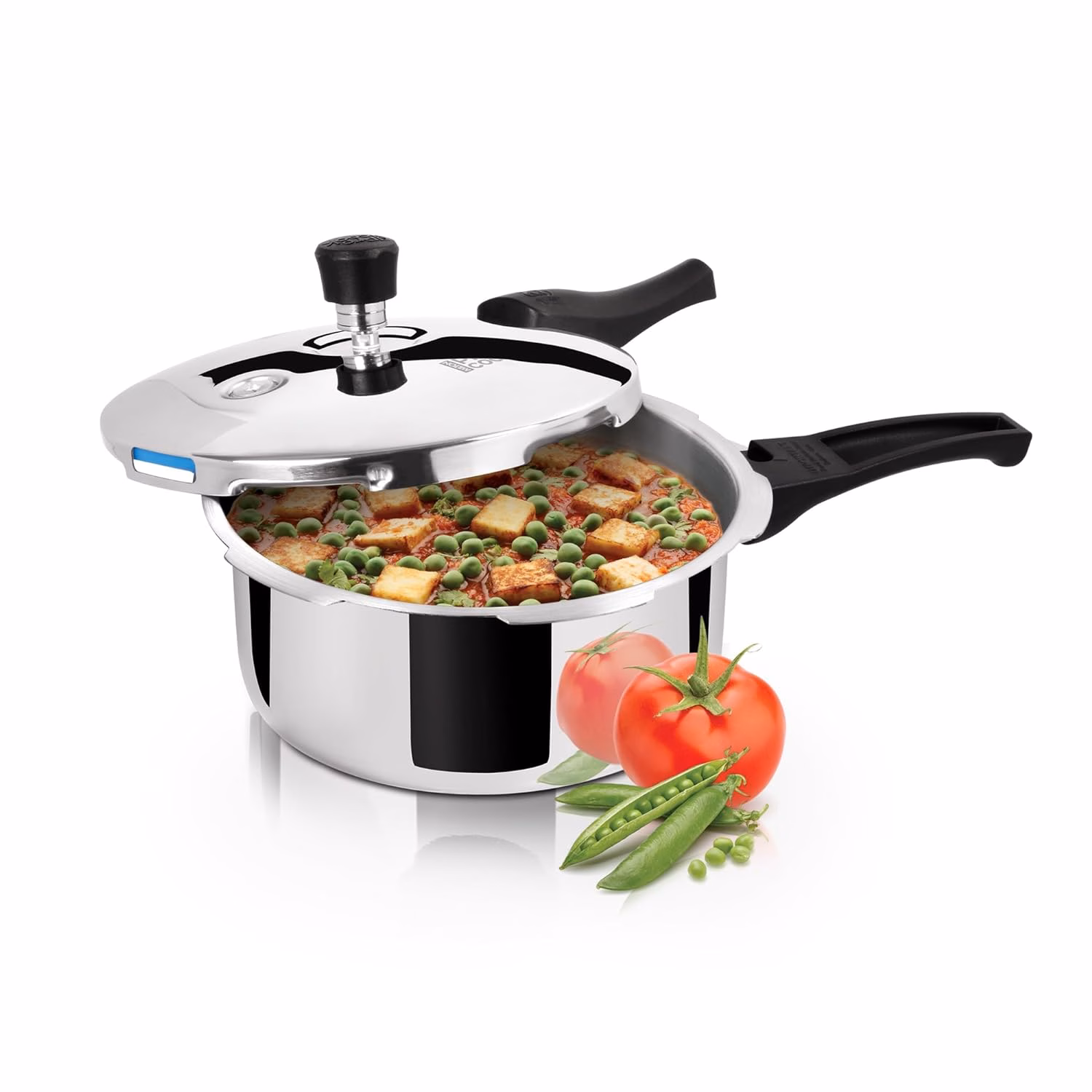 Milton Pro Cook Tri Ply Pressure Cooker With Outer Lid, Silver 1.5 L Pressure Cooker?(Stainless Steel)