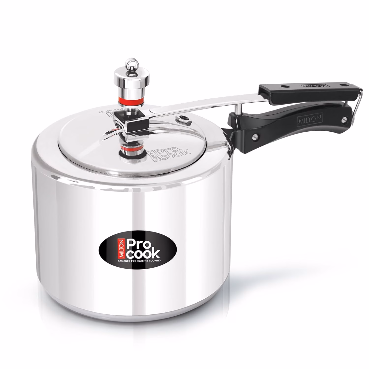 Milton 3 L Induction Bottom Pressure Cooker?(Aluminium) - Image 3