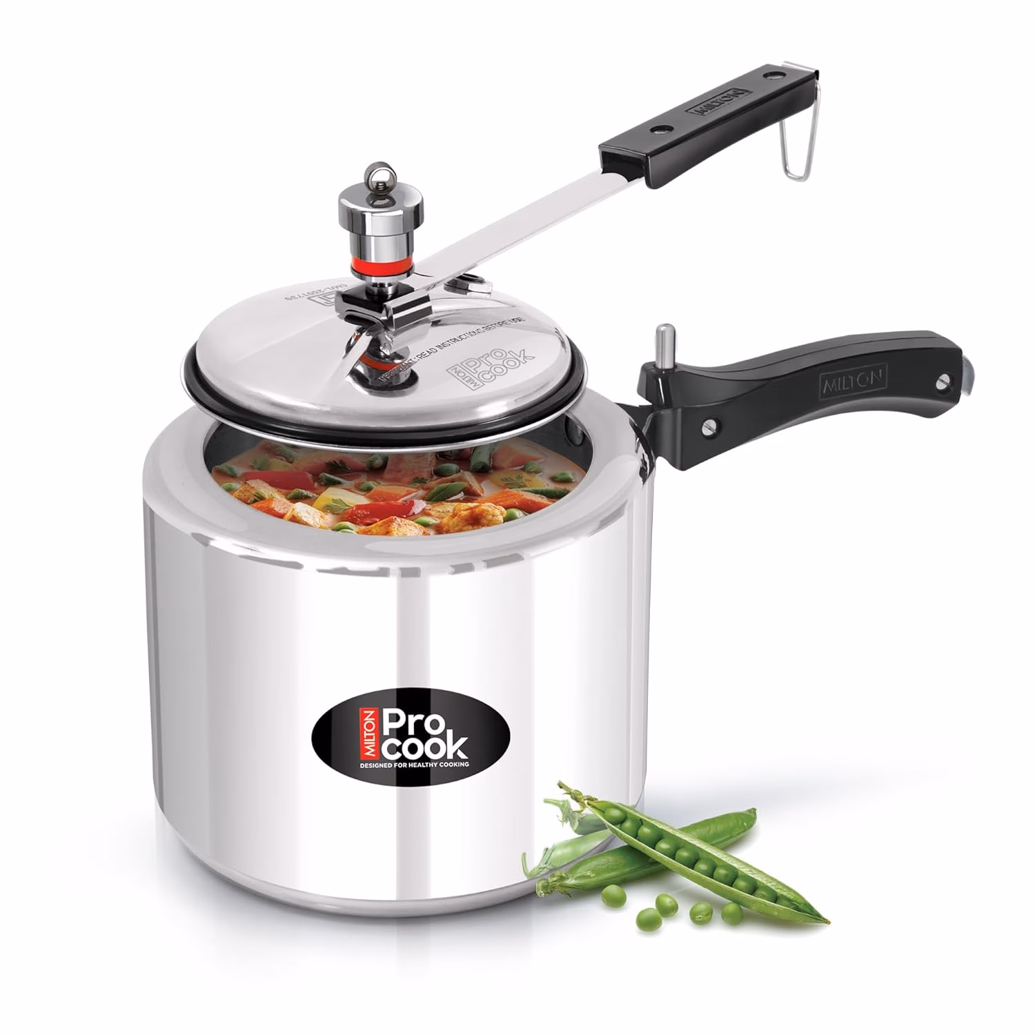 Milton 3 L Induction Bottom Pressure Cooker?(Aluminium)
