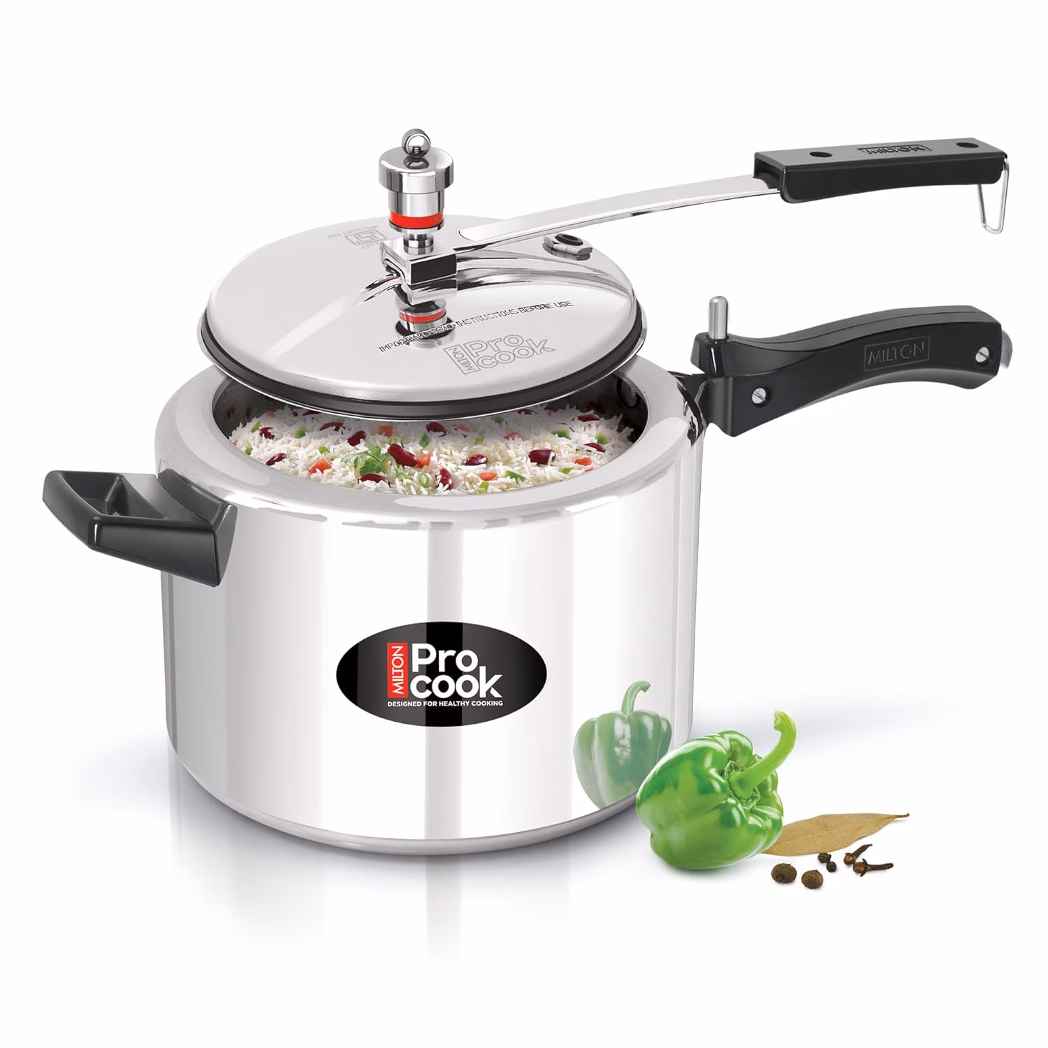Milton 5 L Induction Bottom Pressure Cooker?(Aluminium)