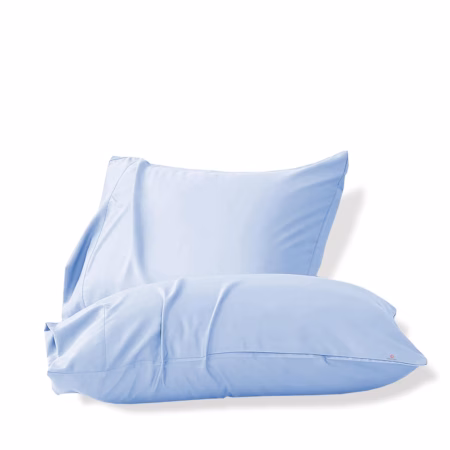 Seasons 100% Microfiber Pillow Covers Standard Size (17X27 Inches) Light Weight Soft & Breathable Pillow Cover Set of 2,Sky Blue