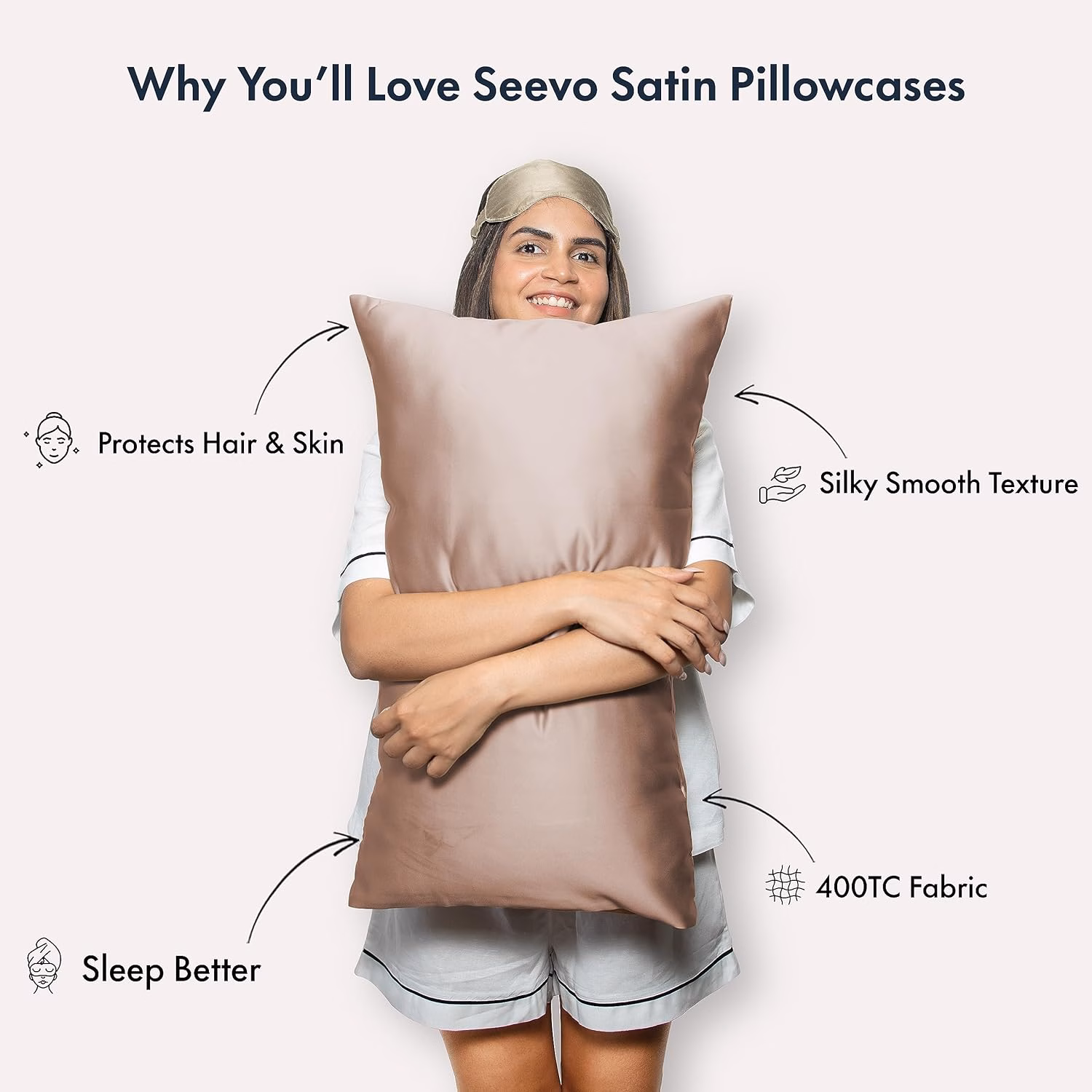 Seasons Pristine Off-White Pillow Cover, Brushed Cotton (Set of 2, White, 17" X 27") - Image 3