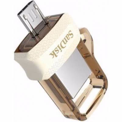 SanDisk SDDD3-064G-I35GW 64 GB OTG Drive??(Gold, Type A to Micro USB) - Image 4