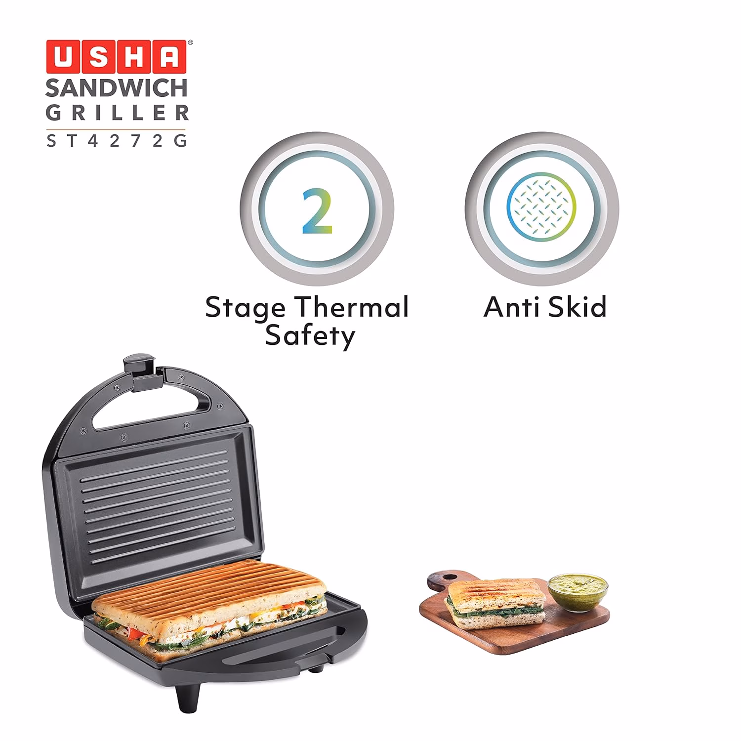 USHA by Usha ST4272 G Grill?(Black) - Image 4