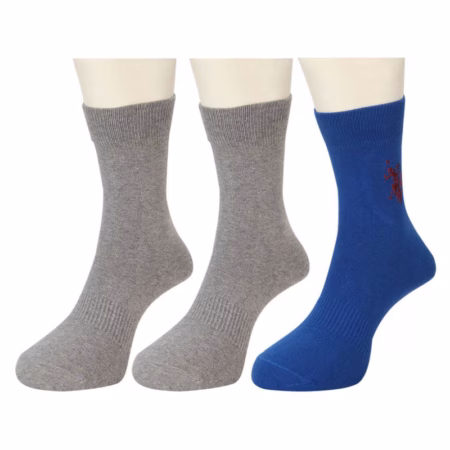 Multi Casual Crew Length 3 Pair Socks