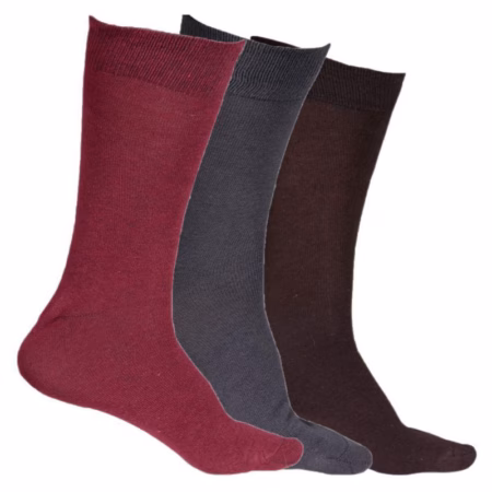 Multi Formal Full Length Socks - Pair of 3