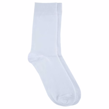 Seasons White Cotton Ankle Length Socks for Men 2 Pair