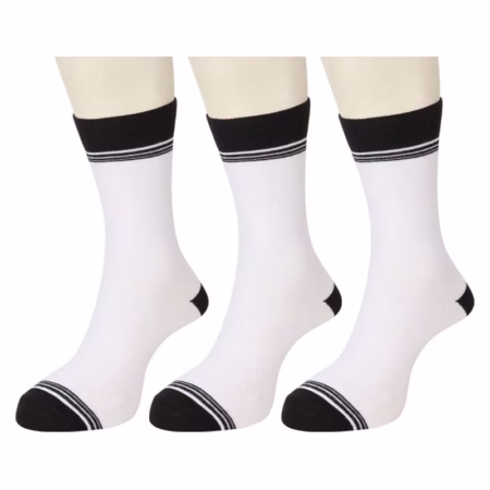 Multi Casual Crew Length 3 Pair Socks