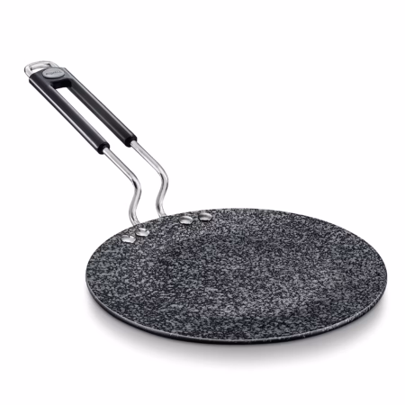 Prestige Durastone 6 Layer Non-Stick Tawa 24.5 cm diameter??(Hard Anodised, Non-stick, Induction Bottom)