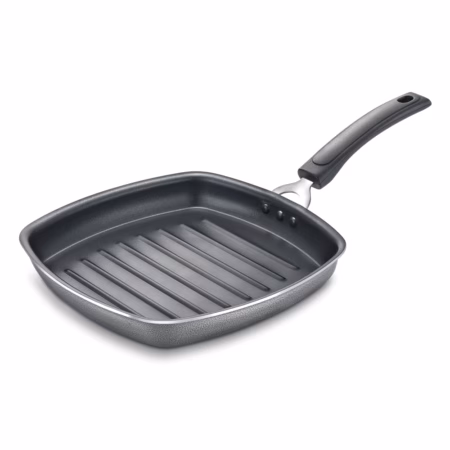 Prestige Omega Select Plus Square grill pan 250mm Grill Pan 25 cm diameter 1.8 L capacity (Aluminium, Non-stick).