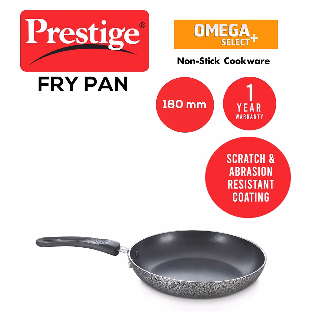 Prestige Omega Select Plus Fry Pan 18 cm diameter 0.75 L capacity??(Aluminium, Non-stick) - Image 4