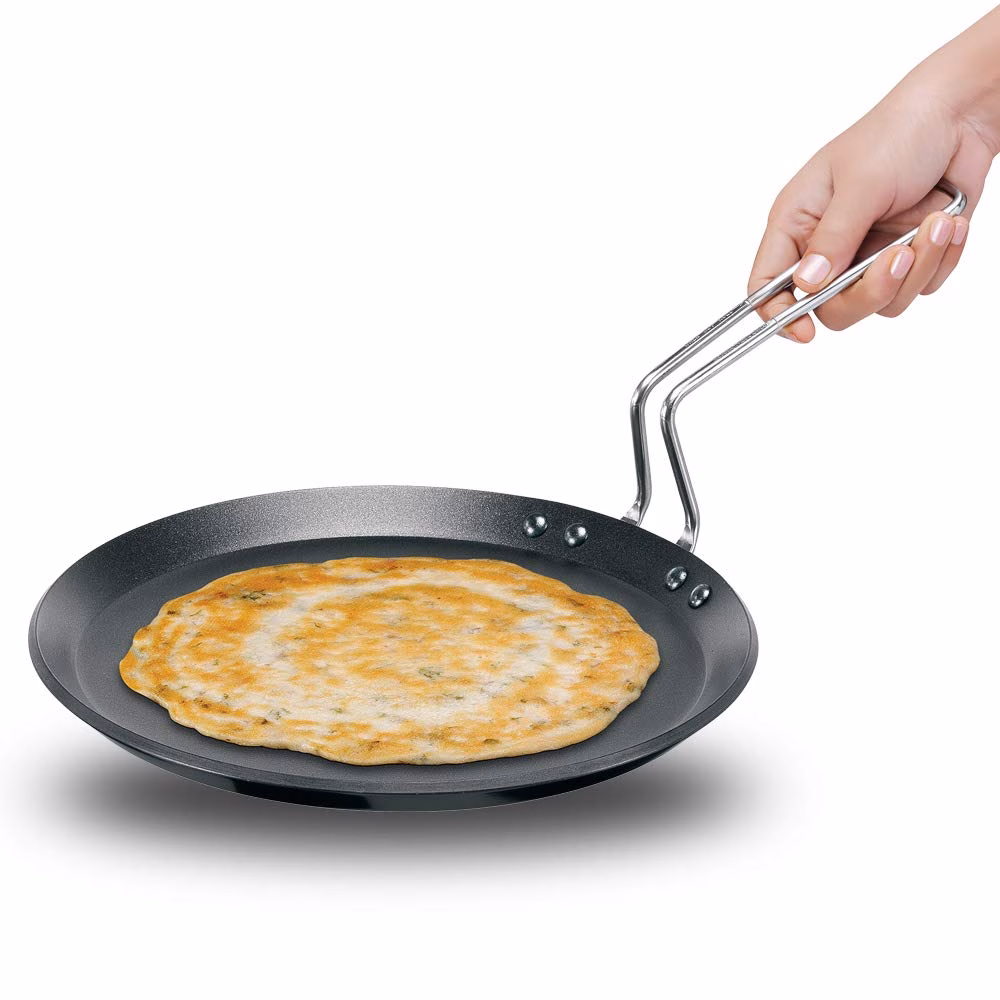Hawkins Non Stick Flat Tava (INFT26) Tawa 26 cm diameter??(Hard Anodised, Non-stick, Induction Bottom)