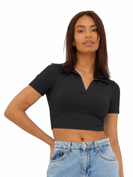 Women's Slim Fit Crop Top