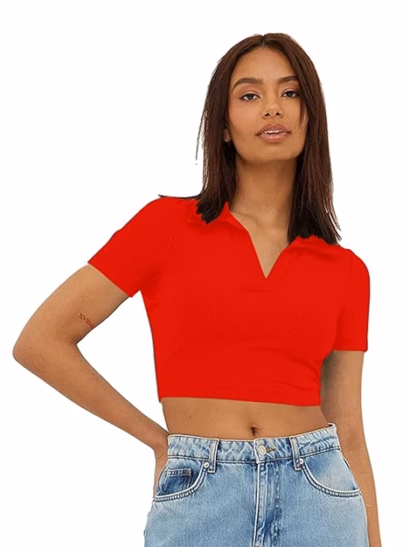 Women's Slim Fit Crop Top