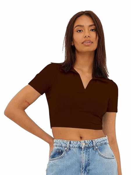 Women's Slim Fit Crop Top