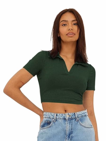 Women's Slim Fit Crop Top