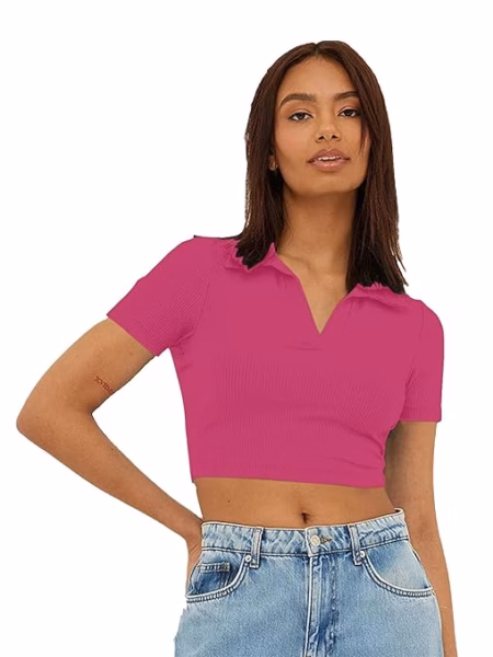 Women's Slim Fit Crop Top
