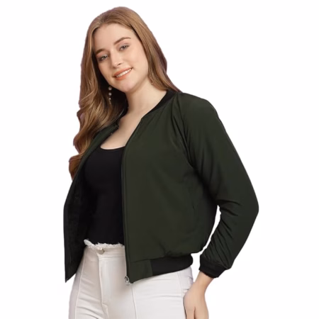 Women Regular Mehandi Jacket