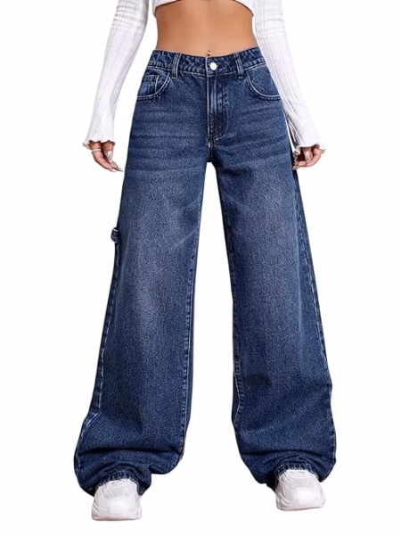 Womens Denim Blue Jeans