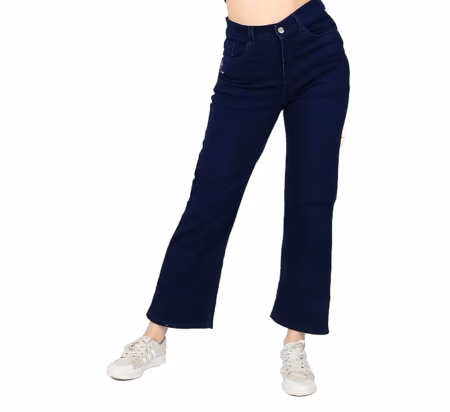 High Waist Straight Jeans for Women