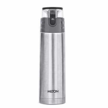 Milton Atlantis 400 350 ml Flask??(Pack of 1, Silver, Steel)