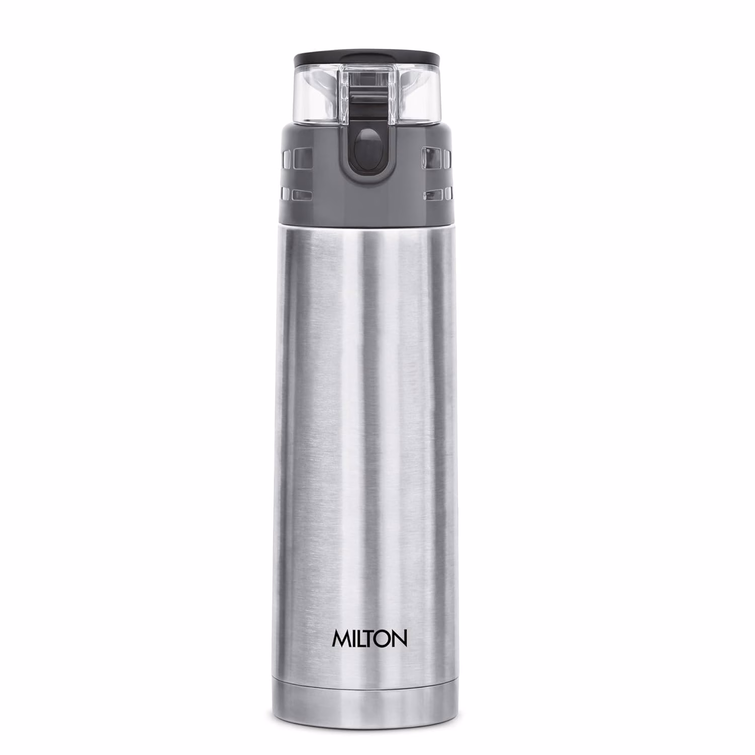 Milton Atlantis 400 350 ml Flask??(Pack of 1, Silver, Steel)